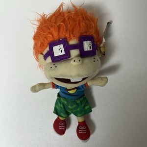 Rugrats Nickelodeon Chuckie Finster Doll Plush 9 inch Toy